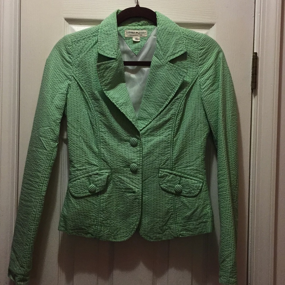 Tommy Jeans pin stripe blazer